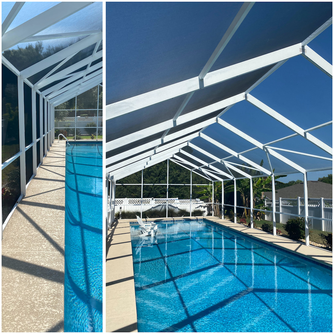 Clean Surface Solutions is your go-to choice for pool screen enclosure cleaning in Minneola, FL