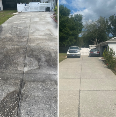 Revitalize Your Property with Clean Surface Solutions' Expert Driveway Cleaning in Minneola, FL!